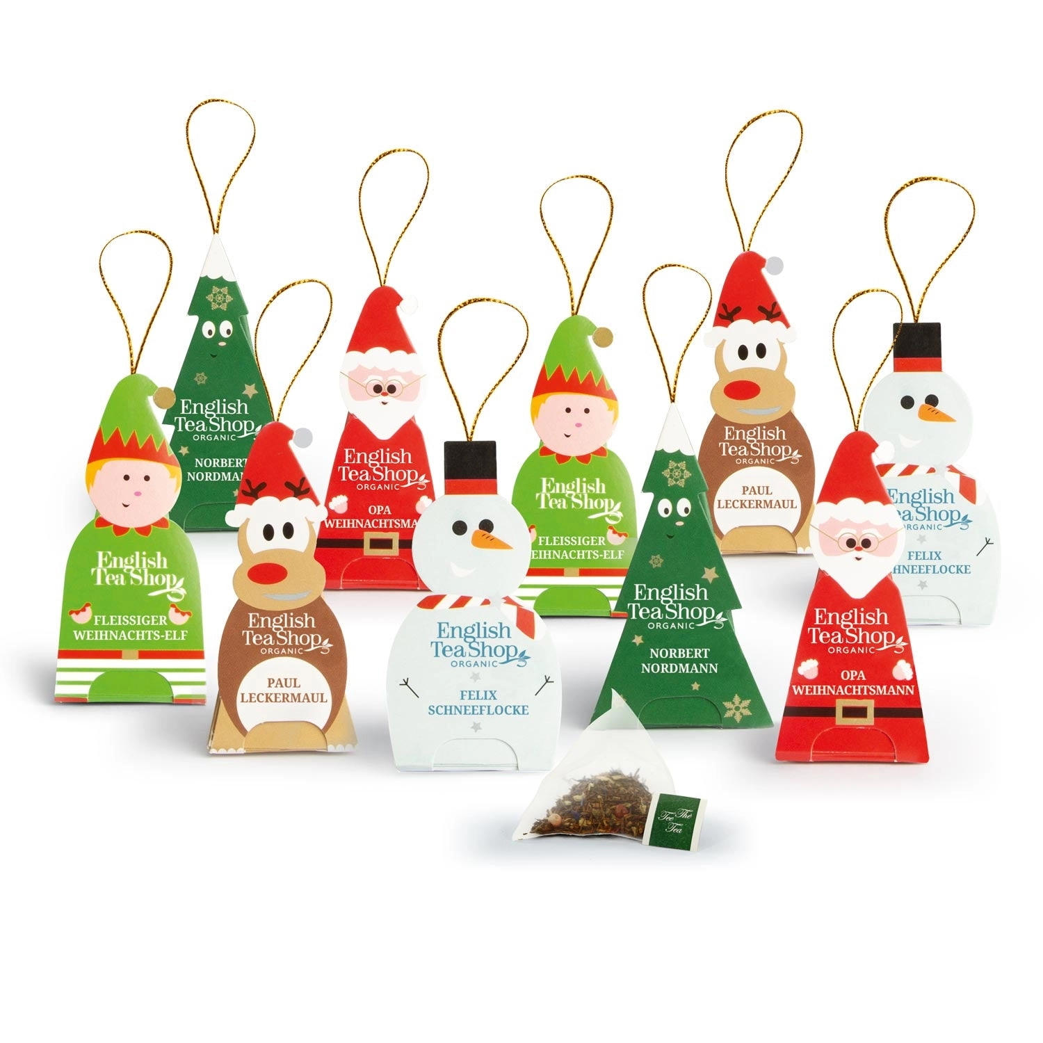 Set de Regalo de Té Orgánico, 10 Bolsas Piramidales - Imagen 2