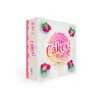 Caja del juego de mesa "Cakes!" de Átomo Games. Un diseño atractivo con temática de pasteles y colores vibrantes que anticipa la diversión del contenido.