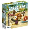 Vista frontal de la caja de Cargolino Valentino, un divertido juego de carreras de caracoles diseñado para toda la familia. Presenta ilustraciones coloridas y encantadoras que resaltan el tema natural del juego.