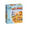 Imagen de la caja de "Safe Safari", un emocionante juego de lógica para niños y adultos que incluye desafíos de estrategia. Ilustración con animales como un rinoceronte, león y guardabosques en una escena de aventura.