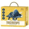 Descubre todo sobre el majestuoso Tricerátops con este set interactivo de Sassi. Incluye un libro educativo de 32 páginas y un modelo 3D de 39 piezas. Una manera divertida de aprender y construir, diseñado para niños de 6 años en adelante.