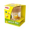 Caja del juego "Bella Bee" de HABA con un diseño llamativo que muestra a la abeja protagonista. Ideal para niños a partir de 4 años, fomenta la memoria y la coordinación.