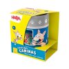 Empaque del juego "Golosinas Caninas" de HABA, diseñado para niños mayores de 5 años. Con un diseño colorido y dinámico, este juego fomenta el reconocimiento de patrones y la toma de decisiones rápidas.