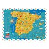 Este colorido puzzle de 150 piezas representa el mapa de España con ilustraciones de sus monumentos, fauna, gastronomía y cultura. Con un diseño vibrante, es perfecto para que los niños aprendan geografía de forma divertida mientras descubren los detalles ocultos en el mapa.