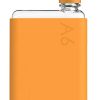 Con su vibrante tono mandarina, esta Memobottle A6 con funda de silicona es perfecta para quienes buscan un estilo llamativo y funcionalidad en un solo producto. Capacidad de 375 ml.