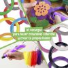 Crea figuras increíbles como este molino con los filamentos de colores incluidos. ¡Diversión garantizada para niños creativos!