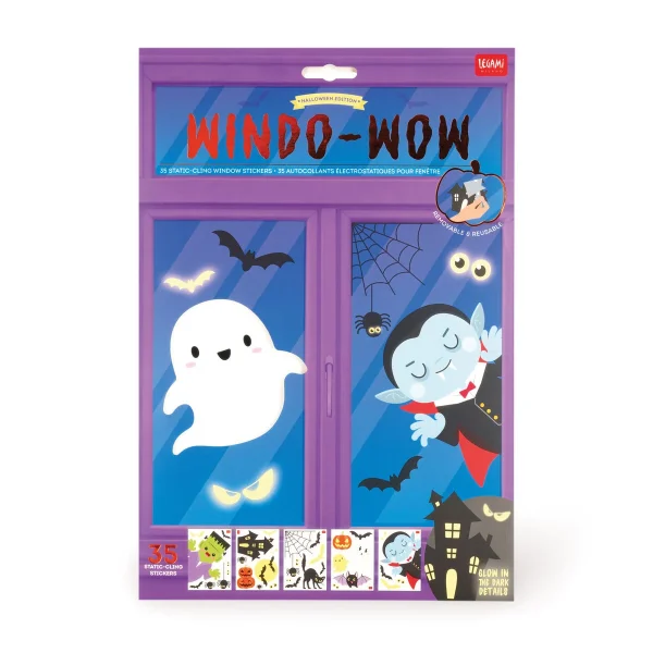 Set de 35 Adhesivos Electrostáticos Para Ventanas- Legami