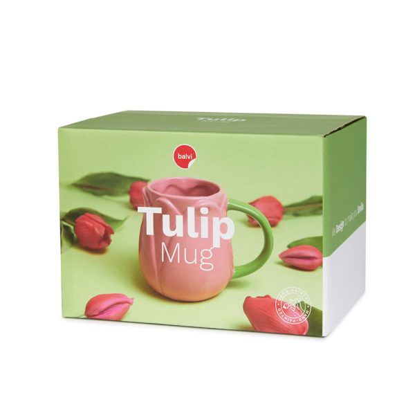 Alternative view of Mug Tulip rosa 400ml cerámica