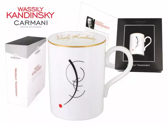 Taza - Wassily Kandinsky - Curva libre al punto