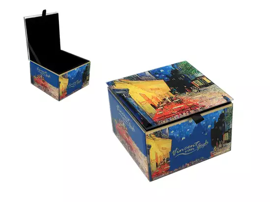 Alternative view of Joyero vidrio cuadrado - Carmani