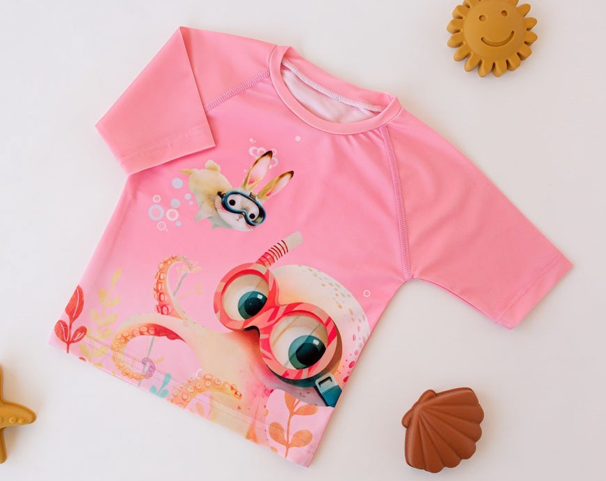 Camiseta con protección solar -Kiokids