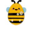 Original cepillo con forma de abeja, perfecto para llevar en el bolso y cuidar el cabello de forma cómoda y divertida.