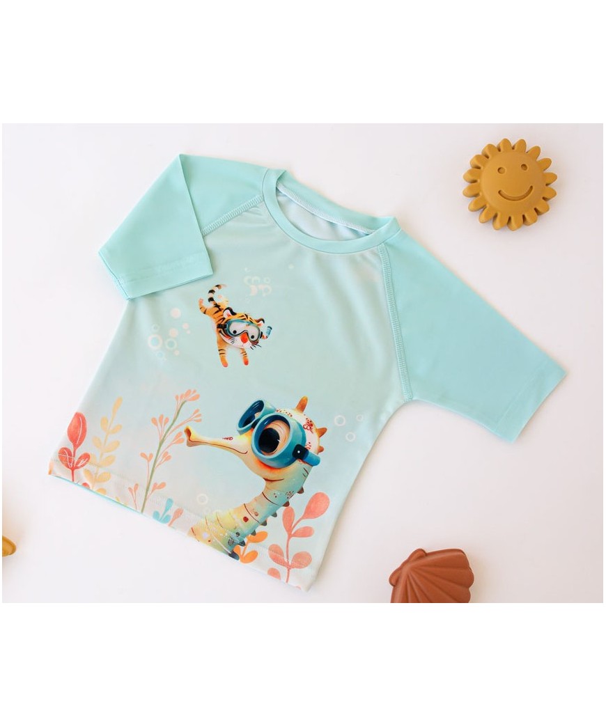 Camiseta con protección solar -Kiokids - Imagen 2