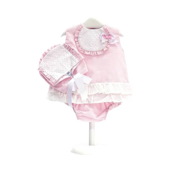 Conjunto Lucia con capota para Bebé Reborn