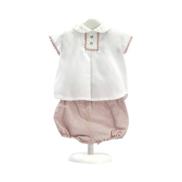 Conjunto Marsala con ranita para Bebé Reborn