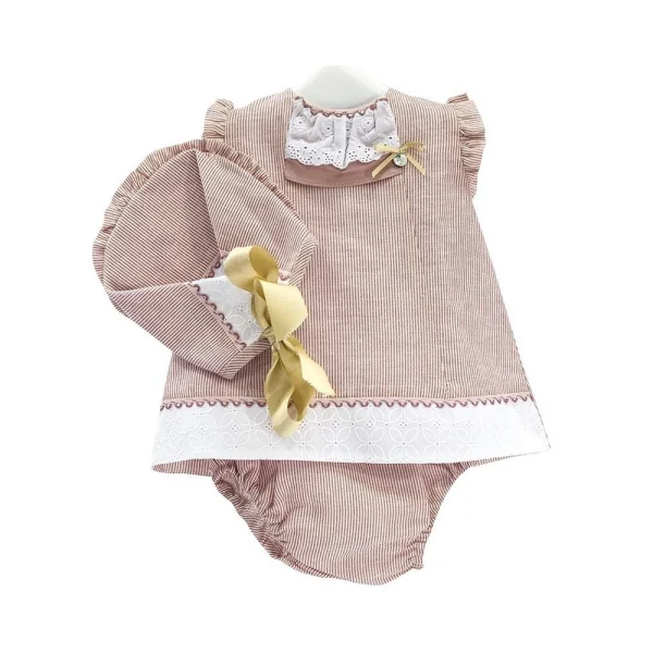 Conjunto Marsalla con ranita para Bebé Reborn