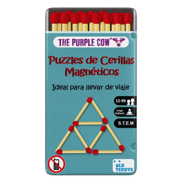 Juego Magnetico TO GO -Puzzles de Cerillas +12