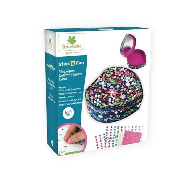Joyero en forma de corazón de mosaicos 3D - Sycomore +5.
