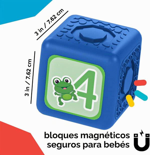 Alternative view of Juguete magnético BabyEinstein Add&Stack 6 piezas - Saro