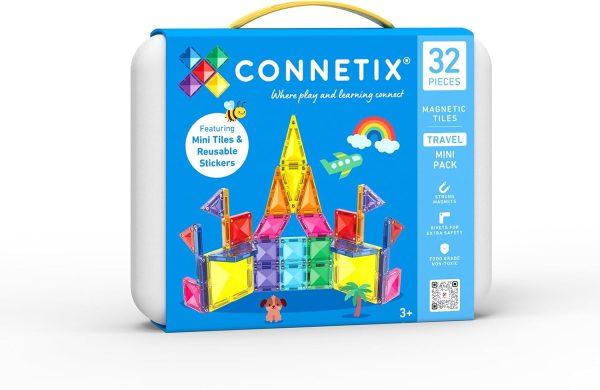 CONNETIX -Travel Mini Pack, 32 Piezas- Juego de Construcción